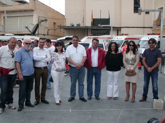 V exposicion de recursos institucionales de Cruz Roja de la Región de Murcia en Villanueva del Río Segura