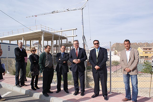 El Delegado del Gobierno y el Alcalde de Villanueva del Río Segura visitan el nuevo Centro Socio-Cultural de la localidad realizado con el Fondo Estatal de Inversión Local